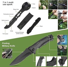 Tactical Emergency Equipment Survival Kit Outdoor Sport Hiking Camping SOS Tool