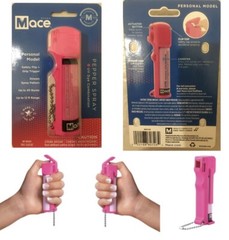 MACE 12 FT DEFENSE PERSONAL Pepper HOT PINK Spray FLIP TOP Self Home Defense