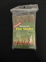 Coghlan’s Waterproof Fire Sticks (12 Pack), Non-toxic Odorless Survival