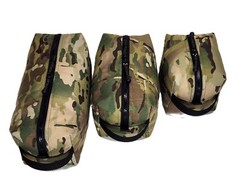 3 pk Heavy Duty MULTICAM Tactical 330D Nylon Waterproof camping Storage Bags
