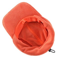 Connectyle Outdoor Fleece Cap with Earflap Warm Winter Hat One Size, Orange