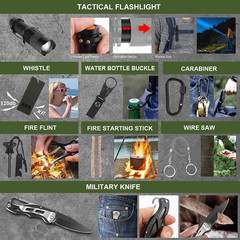 Gifts for Men Fathers Day Dad, Survival Kit, 150 PCS Survival Gear and Supplies