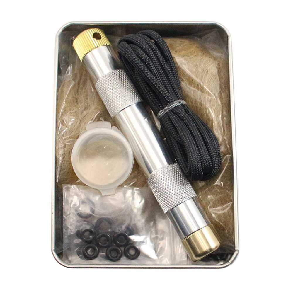 Fire Piston Fire Starter Kit Fire Starting Tool For Outdoor Camping Hiking URNG
