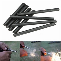 8Pcs Ferrocerium 5/16″ Flint Fire Starter Survival Magnesium Rods Camping Tool