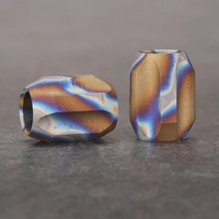 Colorful Titanium Alloy Knife Beads Pendant Outdoor Knife Lanyard Gear EDC