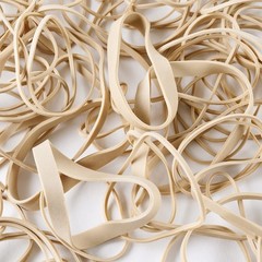 Assorted Amber Rubber Bands 3/8 oz Small Bag for Home Office Use NEW
