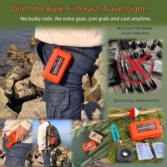 Mini Survival Fishing Kit Small Emergency Fishing TackleBox Pocket Outdoor Fishi