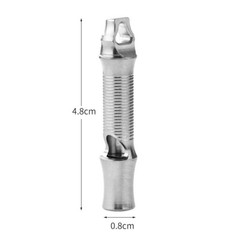 Titanium Emergency Whistle EDC Safety Whistles Necklace Survival Whistles 120DB