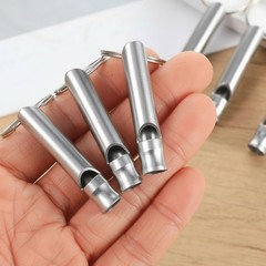 Emergency Whistles with Keychains, 200 PCS Aluminum Survival Whistle Extra Lo…