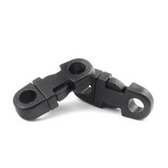 100Pcs Buckles Black For Paracord Bracelets Plastic Safety Clasp Side Release