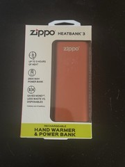 Zippo HeatBank 3 Rechargeable Hand Warmer Power Bank 2600mAh Orange