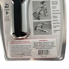 Ready America Emergency Power Station Flashlight Phone Charger Radio