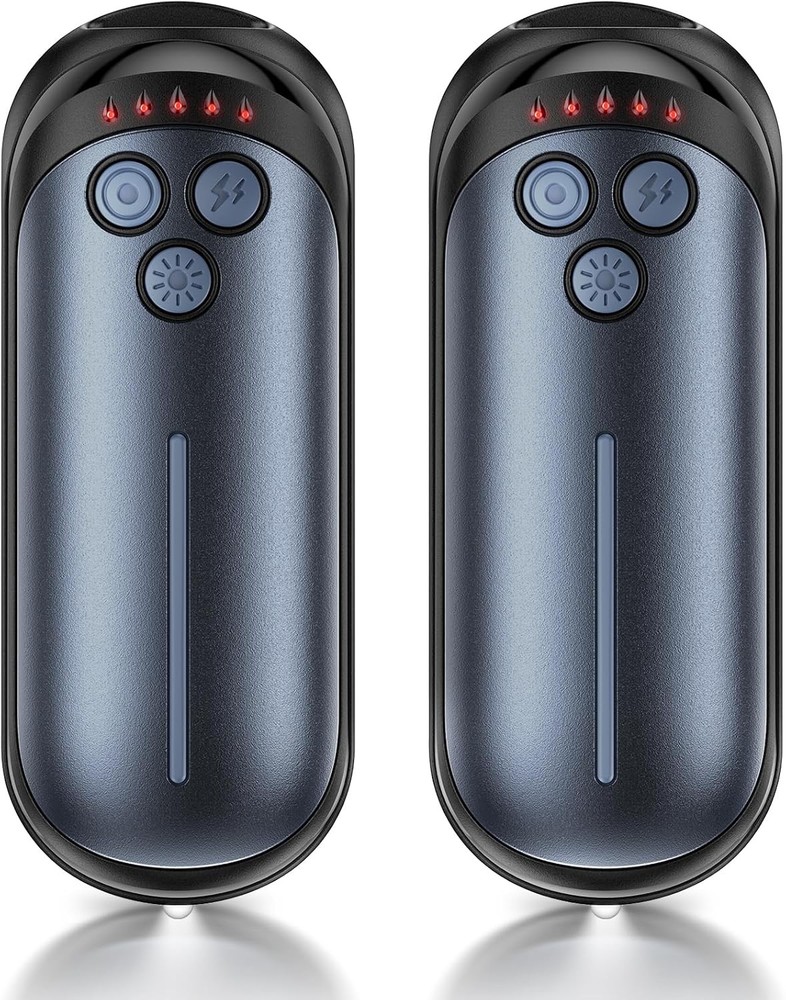 6000mAh Rechargeable Hand Warmers 2-Pack, Electric for Outdoor/Camping