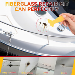 Marine Fiberglass Repair Kit for Boats Gel Coat Epoxy Filler for Cracks Chips