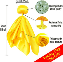 Ahuimeius Referee Hat and Whistle Set with 6 Penalty Flag Football Flags – Co…