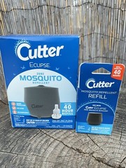 Cutter Eclipse Zone Mosquito Repellent Rechargeable with Refill + 1 Refill