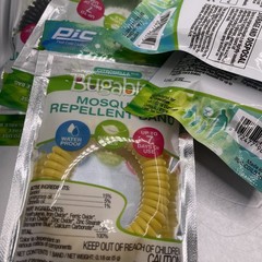 Bugables Citronella Mosquito Repellent Wrist Band Reusable 20 Pack Assorted New