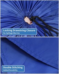 OTraki 2 Pack Small Laundry Bag 16×20 Inch Drawstring inch, Blue