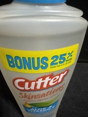 Cutter Skinsations Mosquito Insect Repellent Pump Spray Aloe Vitamin E 7.5 oz