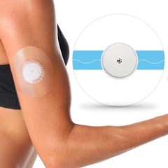 100Pcs Libre 2 Plus Sensor Covers Waterproof Freestyle Clear Adhesive Patches