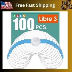 100 Pack Freestyle Sensor Covers for Libre 3 Waterproof Adhesive Patches