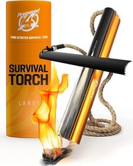 Fire Starter Survival Tool – All-in-One Flint and Steel Fire Starter Kit – Fe…