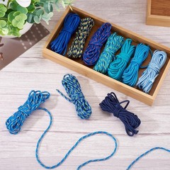 Beadthoven 10 Colors 2mm Paracord Rope 131ft Blue Paracord Cords Bracelet Mak…