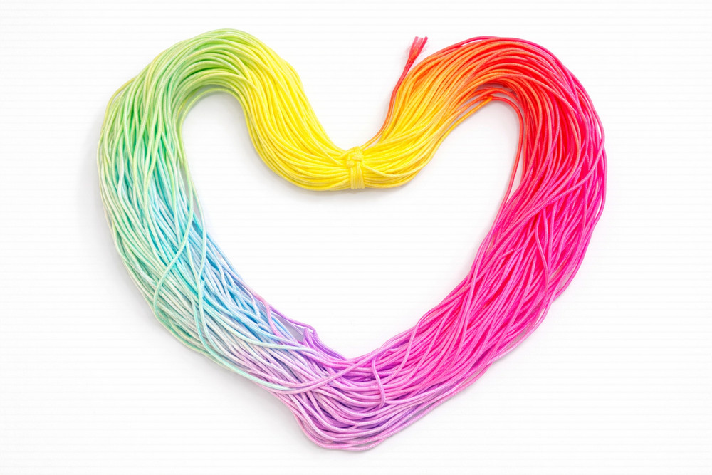 100 Meters Colorful Gradient Paracord 3mm – Multi-color Rope for DIY Crafts
