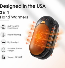 UNIHAND AI Hand Warmers 2-Pack, 20Hrs, Smart Heat, Portable