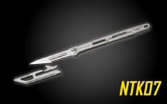 Nitecore NTK07 Titanium Knife – EDC Everyday Carry Knife with Replaceable Blade