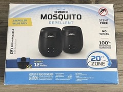 THERMOCELL Mosquito Repellent Rechargeable Repeller 12 Hour Refills 2-Pack NEW