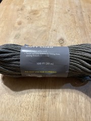 New UST Para 550 Heavy Duty Cord with a 100 ft length in a green camo color