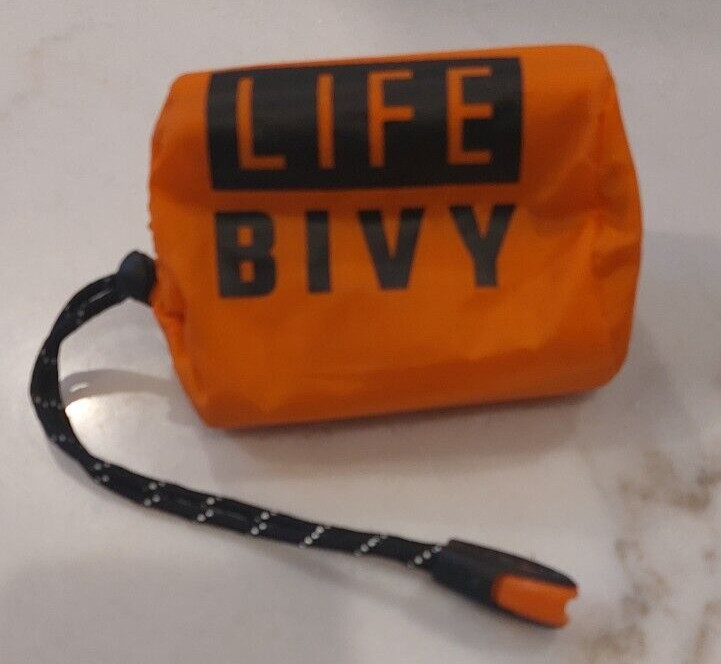 GoTime Gear Life Bivy Emergency Sleeping Bag Thermal Bivvy – Orange