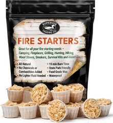 Fire Starter Pods 30 Large Resealable Bag USA
