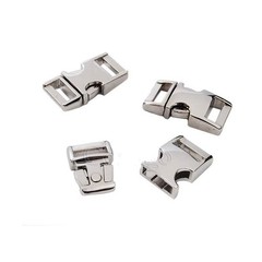 10pcs 10mm Metal Side Release Buckles Bracelet Dog Collar Belt Parts Accessories