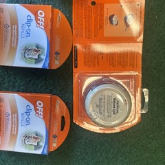 New OFF! Clip On Mosquito Repellent Fan Starter Circulated Repellents + 4 Refill