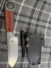 White River Firecraft 3.5 Inch Backpacking Knife Made In USA