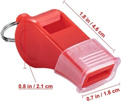 12 Packs Sports Whistles with Lanyard, for Coaches, Referees and Officials