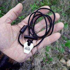 Emergency Fire Starter Necklace – Ultra Lightweight Mini Ferro Rod with Ceramic