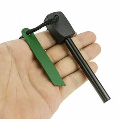 Fire Starter Flint Steel Striker Ferro Rod Waterproof Fire Steel Camping Lighter