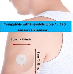 Sensor Covers for Libre 1/2/3, Waterproof-25 Pack Freestyle Libre 1/2/3 Plus …