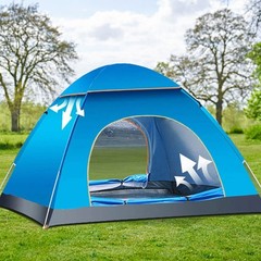 3-4 Person Automatic Up Outdoor Hiking Camping Tent Waterproof UV Protection