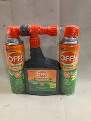 OFF! Outdoor Bug Control Kit: Fogger & Insect Control for a Mosquito-Free Summer