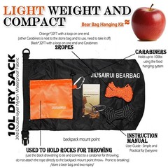 7.8Oz Ultralight Bear Bag Hanging Kit: 30D Waterproof Bear Proof Food Storage fo