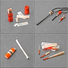 Fire Strip Roll 50-feet Weatherproof Waxed Fire Starter Tinder Tape for Emerg…