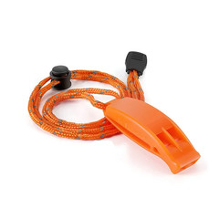 Emergency Safety Whistle with Lanyard for Camping Hiking Kayak Boating