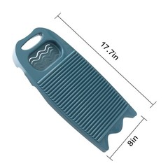 Wash Board, Washboard for Hand Washing Clothes, 8*1*17.7in, A-Navy blue