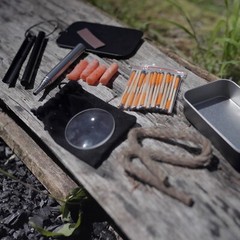Ultimate Pocket Fire Lighting Kits | Ferro Rod Fire Steel | Stormproof Matches
