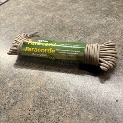 50’ Paracord, tan 100% Nylon 2 Ply 7 Strand Cord Load Rating: 100 Lb Camping
