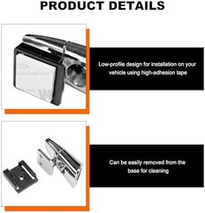 2PCS Car Deer Whistles, Ultrasonic & Wind Activated Deer Horns with Self-Adhesiv